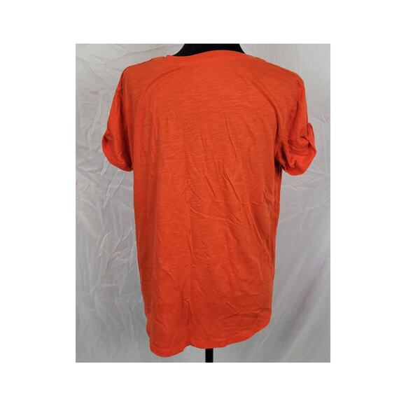 Ana Orange Short Sleeve Shirt Women's Large - Picture 3 of 4